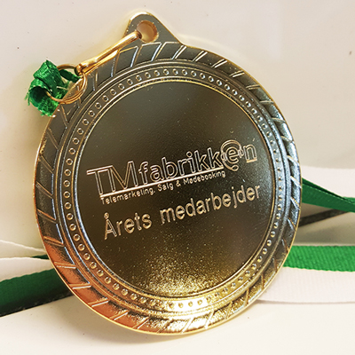 Gravering på medalje Gravering på medalje