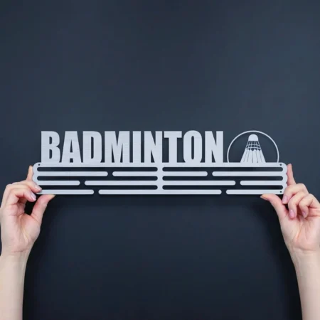 Medalje ophæng med badminton