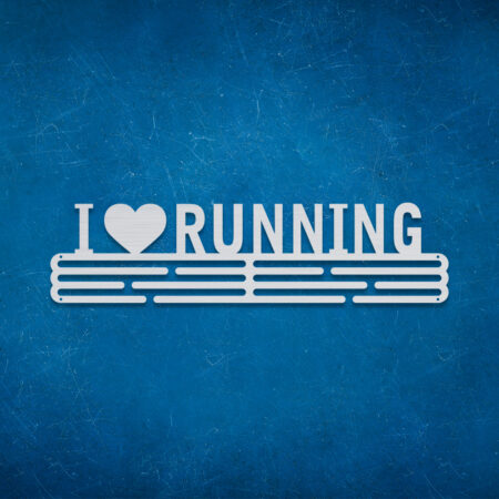 Medalje ophæng med I Love Running