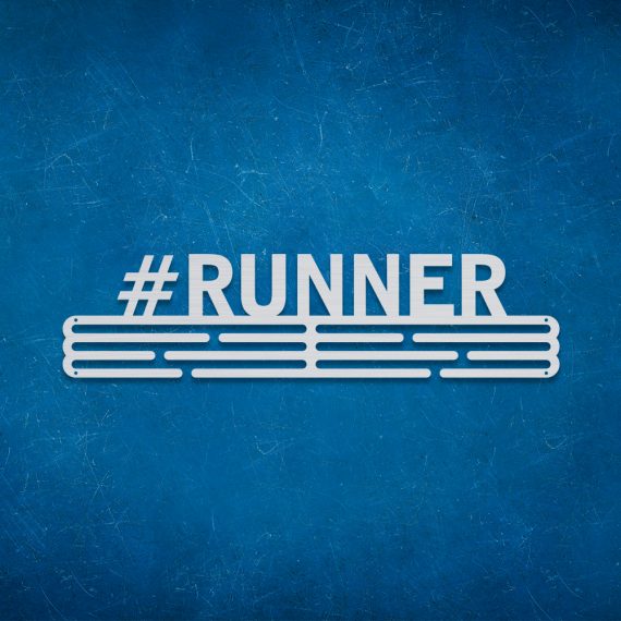 Medalje ophæng med #Runner
