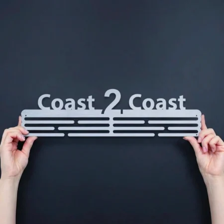 Coast2Coast medalje ophæng | Stål | CC Home
