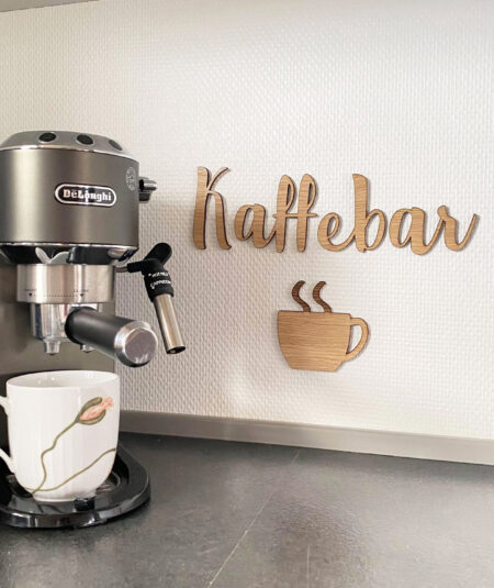 Kaffebar vægdekoration