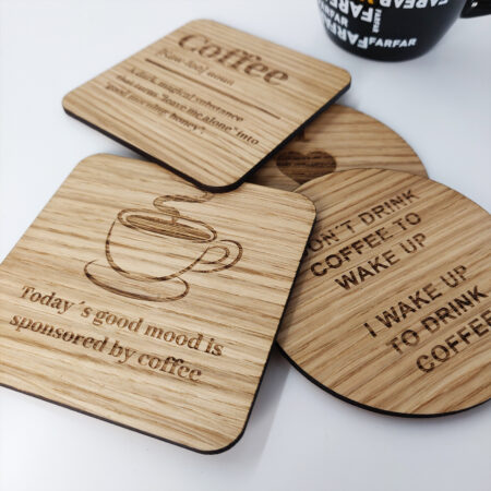 Kaffe coasters til kaffeelskeren