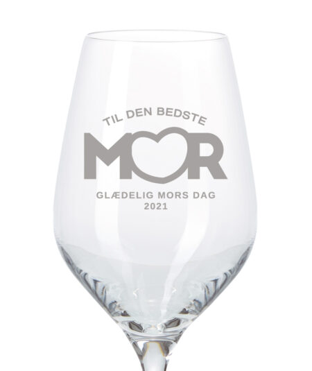 Hvidvinsglas til mors dag 2021