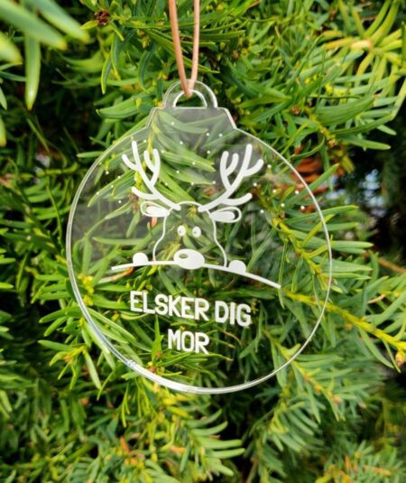 Julekugle med navn