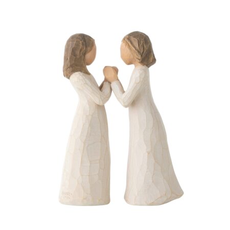 Sisters by heart med gravering fra Willow Tree