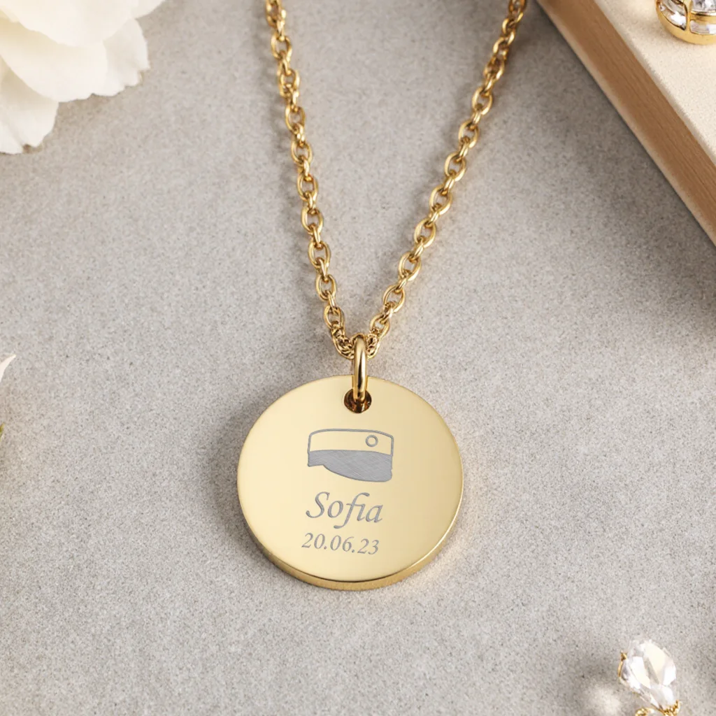 Student halskæde, 18k forgyldt | CC Jewelries