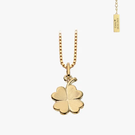 kløver 10 mm. 8 kt. fra Scouples