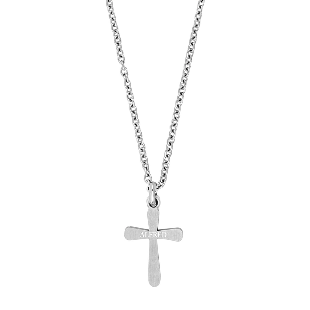 Kors halskæde sølv fra SON med gravering | C.Centrum