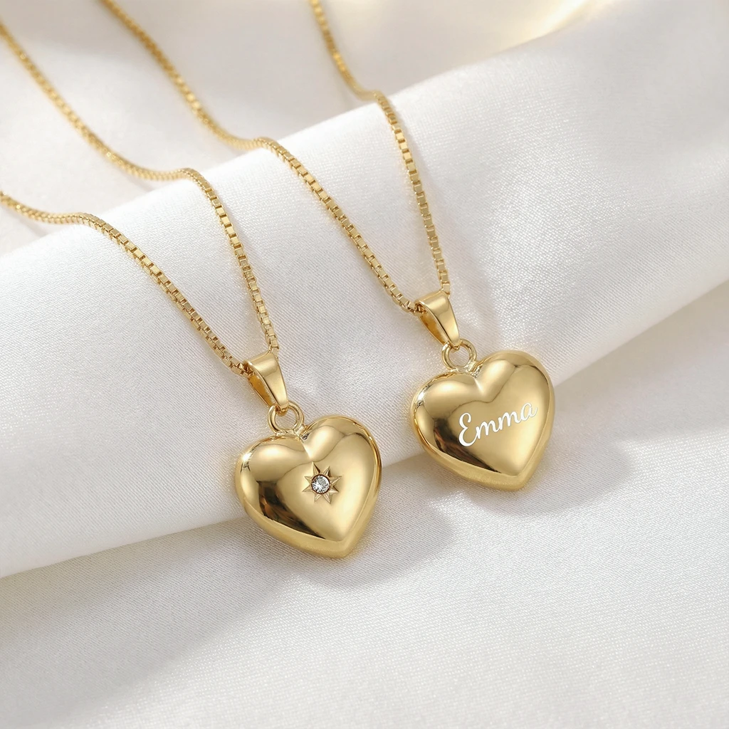 Forg. sølv vedhæng hjerte med cz 20x15mm | Siersbøl