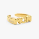 18K forgydt mom ring med gravering fra CC Jewelries | C.Centrum