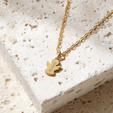 Angel halskæde med gravering fra CC Jewelries