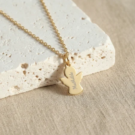 Angel halskæde med gravering fra CC Jewelries