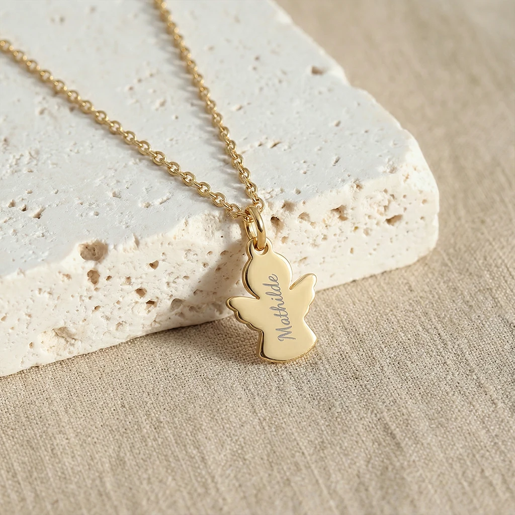 Engel halskæde, 18K FG | CC Jewelries