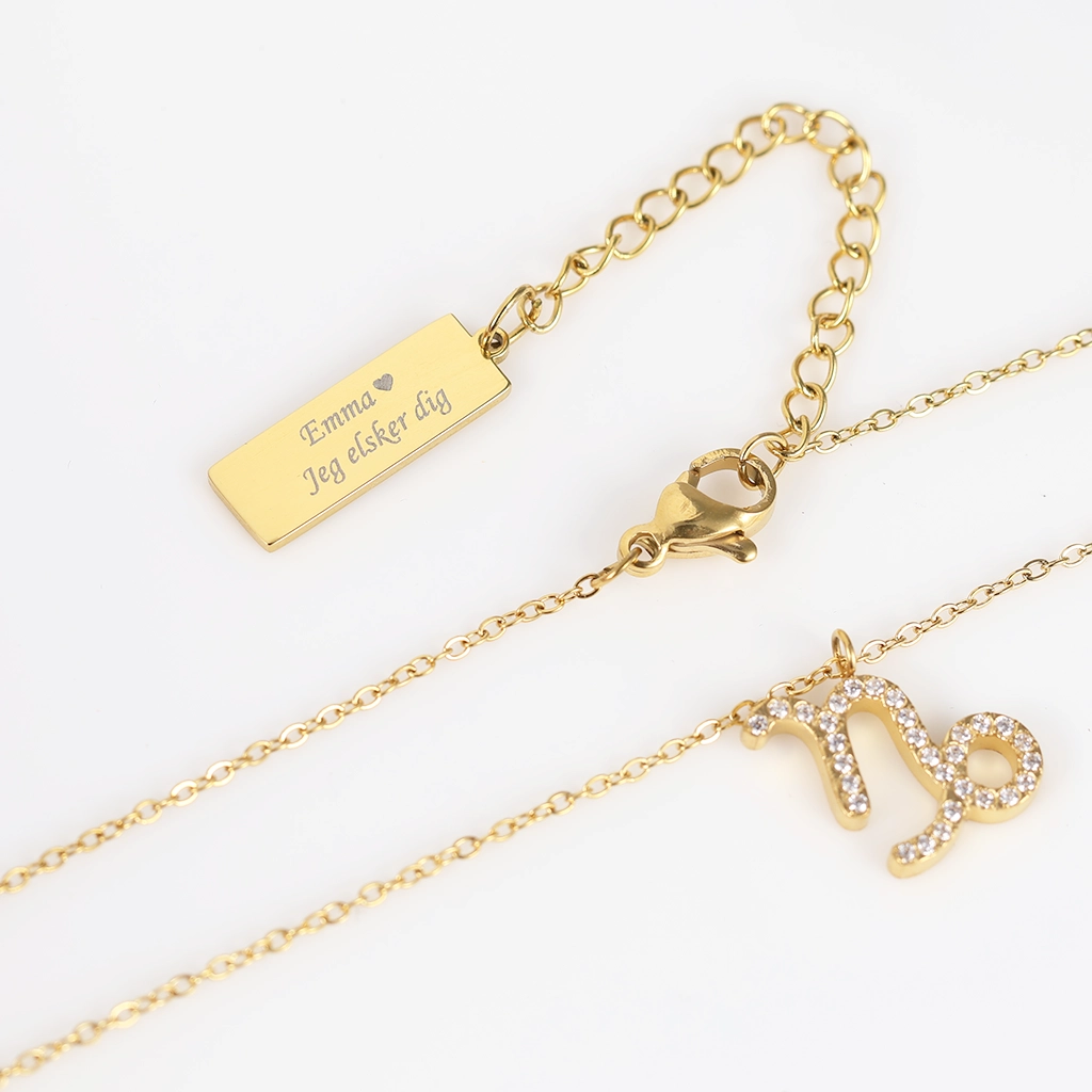 Tag med gravering, Stjernetegn fra CC Jewelries