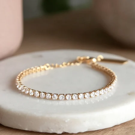 Tennis armbånd CC Jewelries med gravering