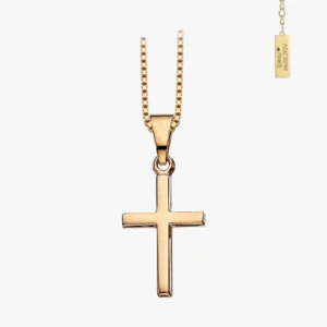 8 kt. guld kors med gratis gravering | C.Centrum