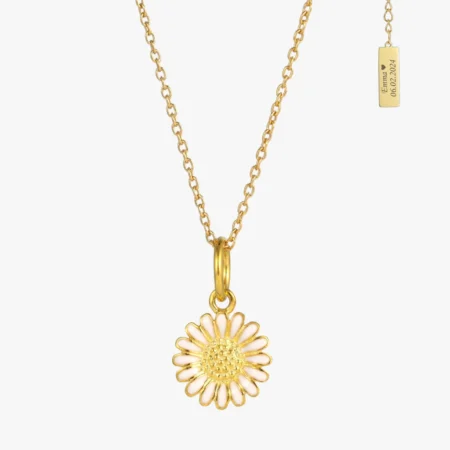 Marguerit halskæde med gravering | Siersbøl