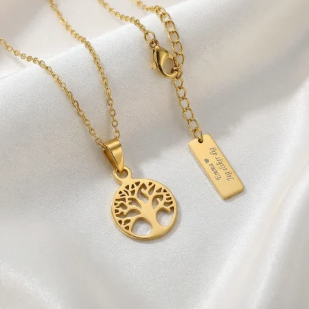 Livets træ halskæde med gravering fra Siersbøl | C.Centrum