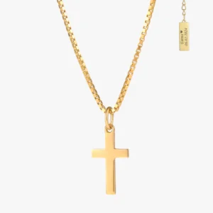 8 kt. guld kors med gratis gravering | C.Centrum