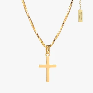 8 kt. guld kors med gratis gravering | C.Centrum
