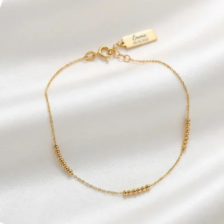 Ankelkæde med kugler fra Scrouples | Gratis gravering på tag. C.Centrum