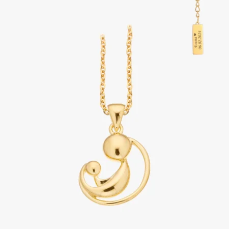 Mor og barn halskæde med gravering fra Scrouples | C.Centrum