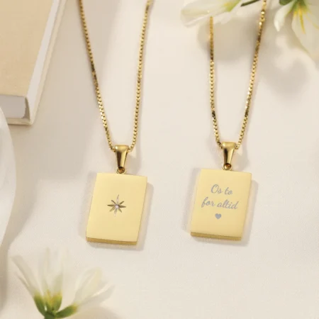 Nova halskæde, 18k forgyldt, CC Jewelries | C.Centrum