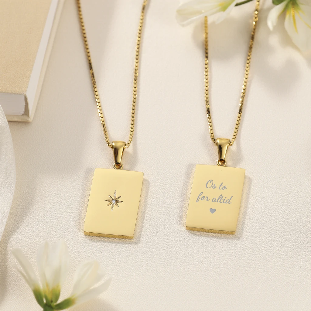 Nova halskæde, 18k forgyldt | CC Jewelries