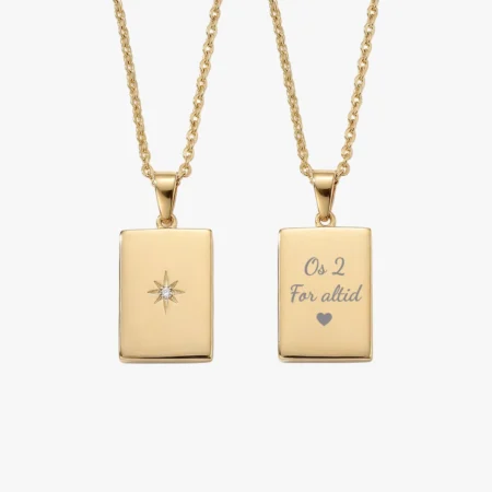 Nova halskæde, 18k forgyldt, CC Jewelries | C.Centrum