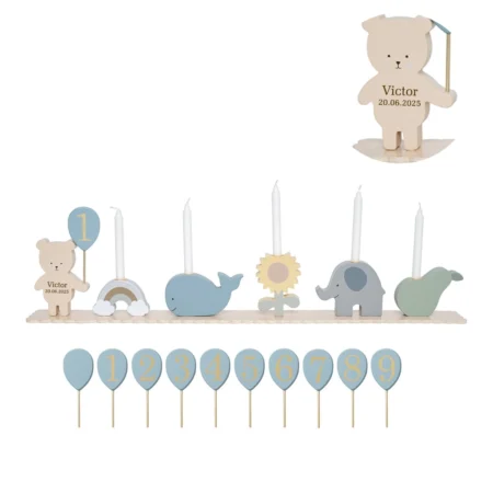 Fødselsdagstog, Teddy med navn fra Jabadabado