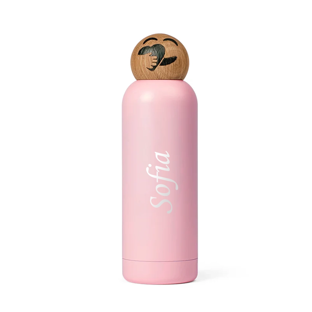 Care vandflaske med navn, Pink | Spring Copenhagen