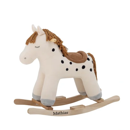 Gyngehesten Merlen med gravering fra Bloomingville | C.Centrum