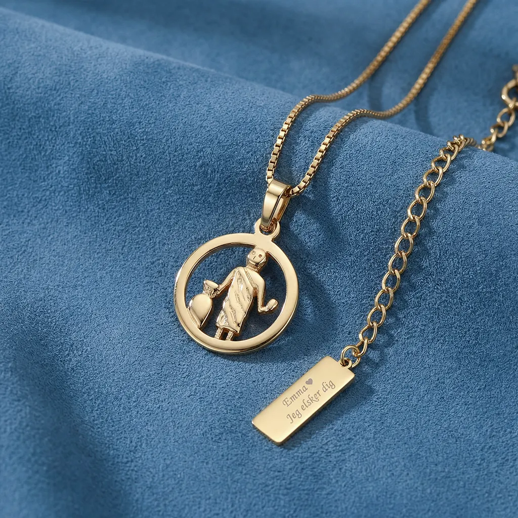 Stjernetegn halskæde, 8kt. guld | Siersbøl