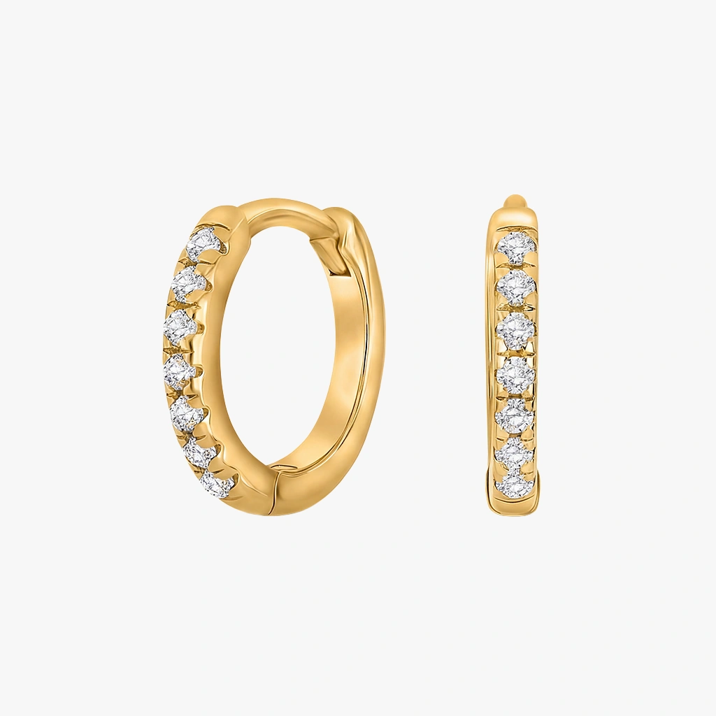 Hellenor øreringe, Creoler | Forgyldt sølv | Joanli Nor