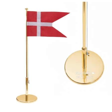 Forgyldt bordflag, 40cm | Nordahl Andersen