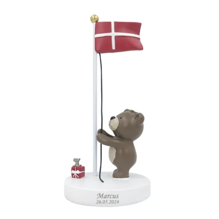Bordflag, Bamse med Mus og gave | Kids by Friis