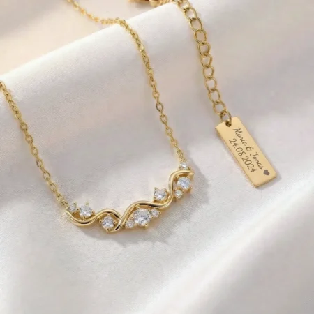 Harmony halskæde fra CC Jewelries med gravering på tag | C.Centrum