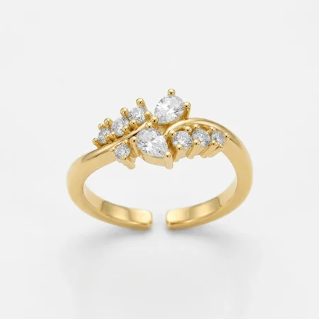 Elegance ring fra CC Jewelries, 18k FG stål, vandfast | C.Centrum