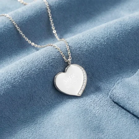 Saranor halskæde i sølv med gravering fra Joanli Nor | C.Centrum