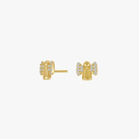 Forg. sølvørestikker engel m/cz | NOA Kids Jewellery