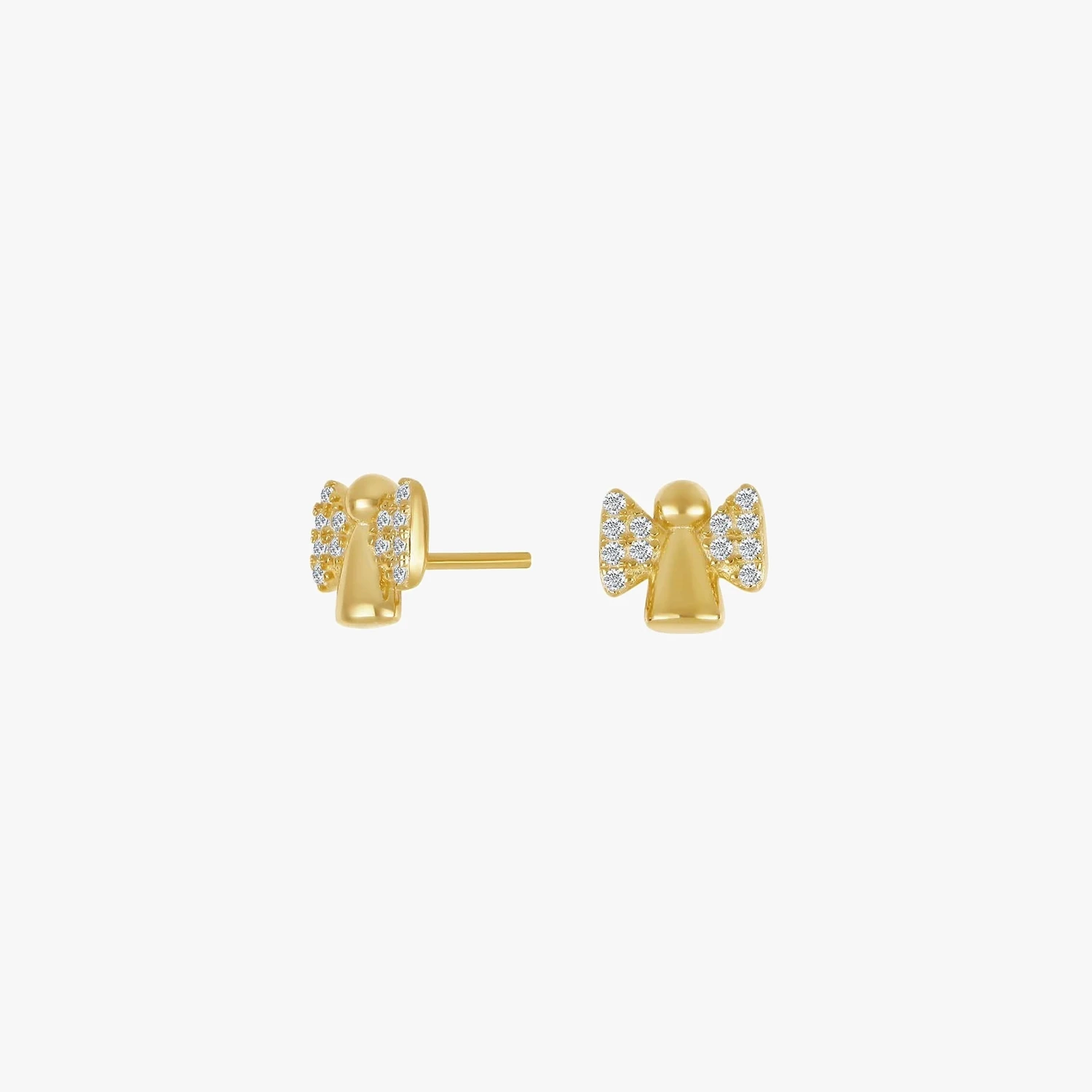 Forg. sølvørestikker engel m/cz | NOA Kids Jewellery