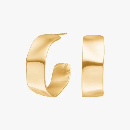 Creoler ONDA i 18 kt. forgyldt rustfrit stål | Nordahl Jewellery