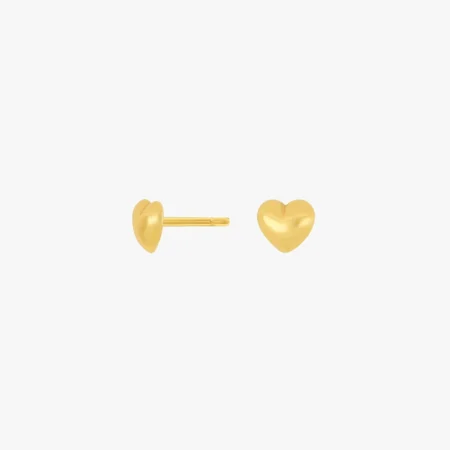 Forg. sølvørestikker hjerte 5mm | NOA Kids Jewellery