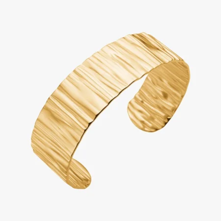 Armring ROCCIA i 18 kt. forgyldt rustfrit stål | Nordahl Jewellery