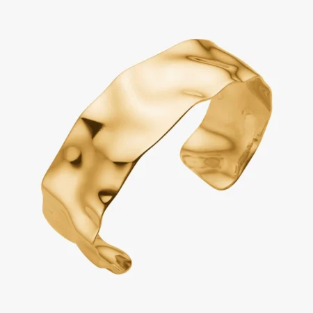 Armring ONDA i 18 kt. forgyldt rustfrit stål | Nordahl Jewellery