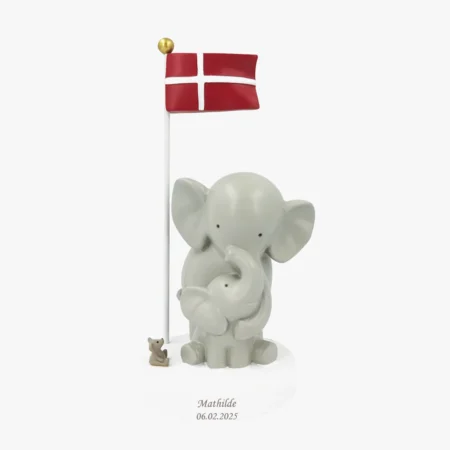 Bordflag, Elefant mor og barn | Kids by Friis